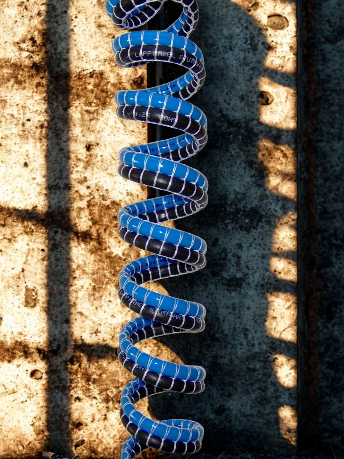 Bild einer spiralisierten Leitung